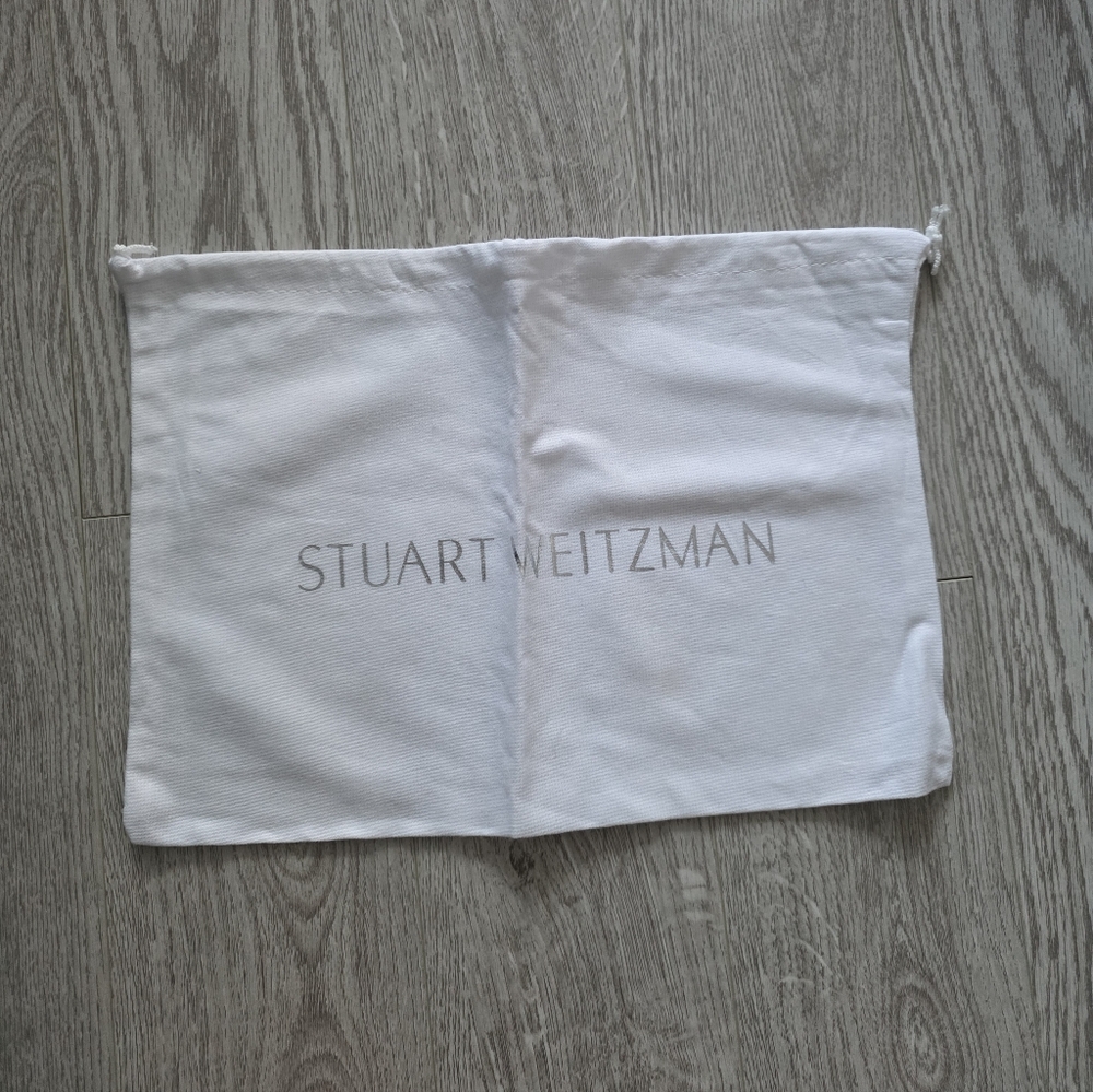 Stuart Weitzman White Dust Bag Dustbag For Shoes